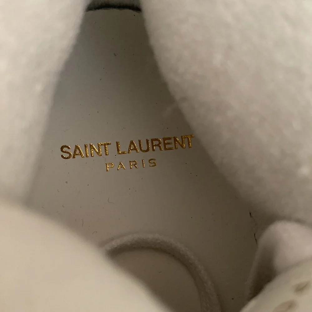 SL80 Saint Laurent white high tops - Picture 8 of 8